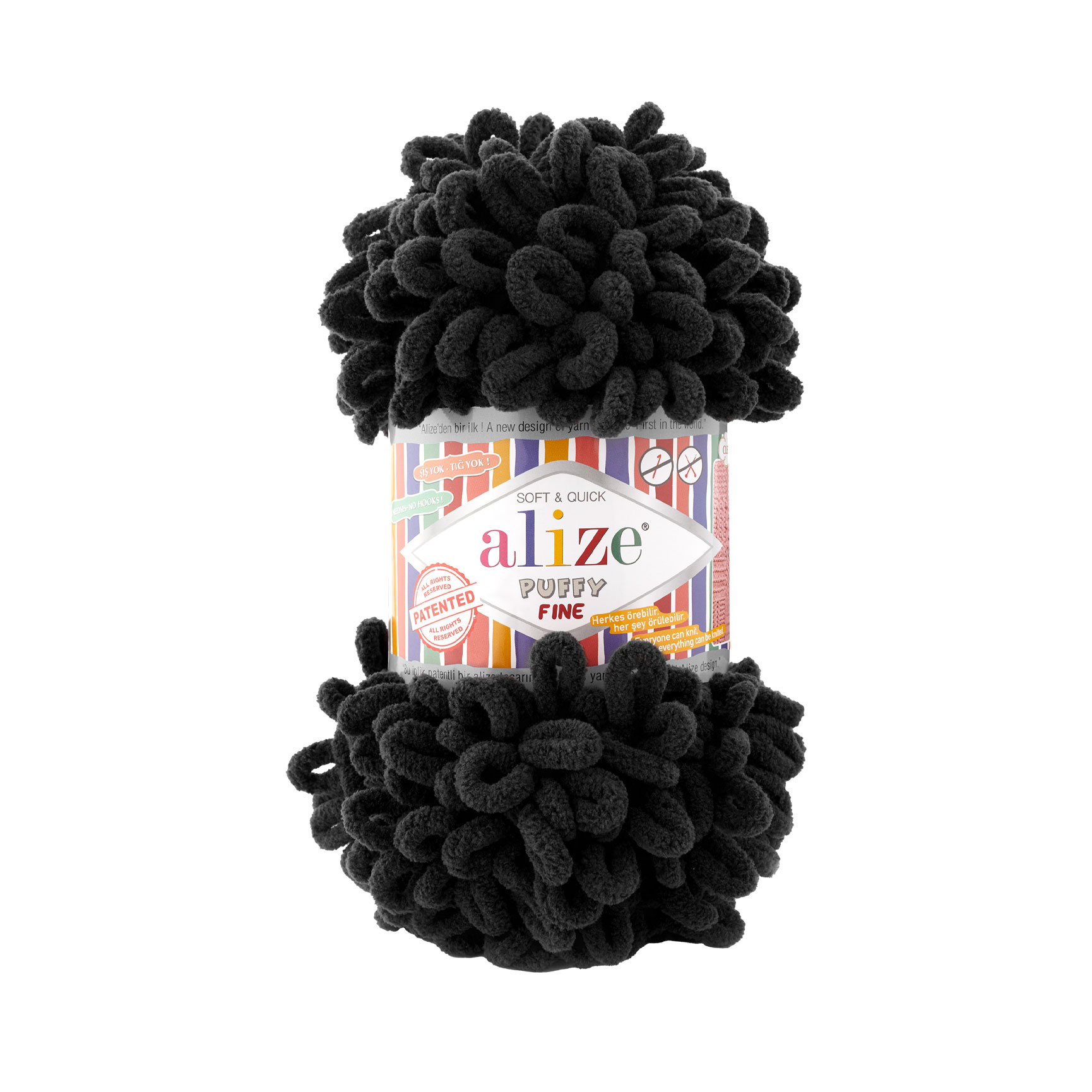 Alize Puffy Fine 1060 Siyah